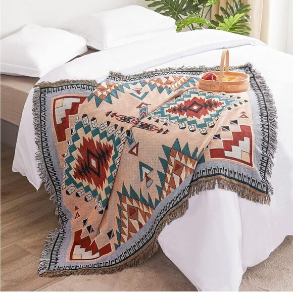 Western Boho Couch Throw Blanket - Picture 3 of 4